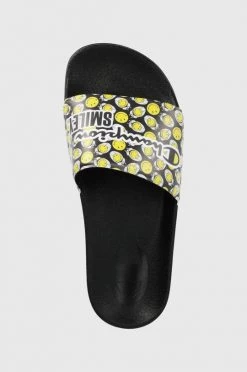 Γυναικεία Σαγιονάρες Παντόφλες Champion Champion X Smiley μαύρο -Champion Εκπτώσεις unnamed file 2466