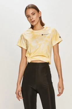 Γυναικεία Κοντομάνικο Champion - Μπλουζάκι κίτρινο -Champion Εκπτώσεις unnamed file 2542