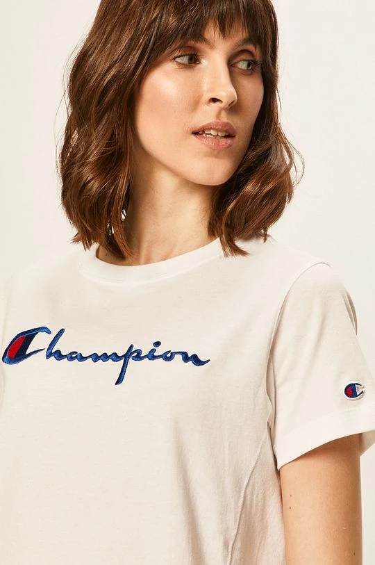 Γυναικεία Κοντομάνικο Champion - Μπλουζάκι χλωμό πράσινο 4 Γυναικεία Κοντομάνικο Champion - Μπλουζάκι χλωμό πράσινο - Image 4