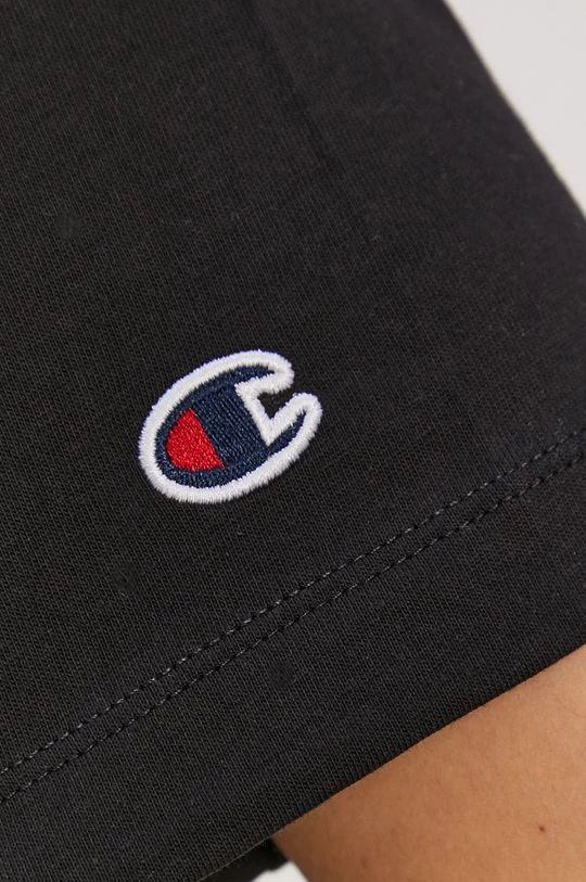 Γυναικεία Κοντομάνικο Μπλουζάκι Champion χρώμα: μαύρο 5 Γυναικεία Κοντομάνικο Μπλουζάκι Champion χρώμα: μαύρο - Image 5