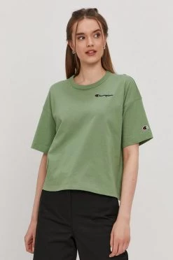 Γυναικεία Κοντομάνικο Μπλουζάκι Champion πράσινο