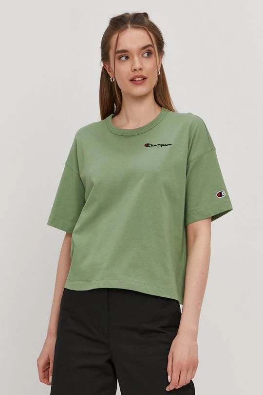 Γυναικεία Κοντομάνικο Μπλουζάκι Champion πράσινο 1 Γυναικεία Κοντομάνικο Μπλουζάκι Champion πράσινο