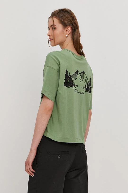 Γυναικεία Κοντομάνικο Μπλουζάκι Champion πράσινο 3 Γυναικεία Κοντομάνικο Μπλουζάκι Champion πράσινο - Image 3