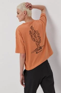 Γυναικεία Κοντομάνικο Μπλουζάκι Champion πορτοκαλί