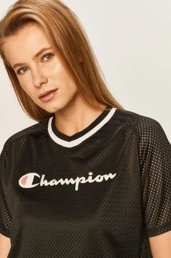 Γυναικεία Κοντομάνικο Champion - Μπλουζάκι μαύρο -Champion Εκπτώσεις unnamed file 2721