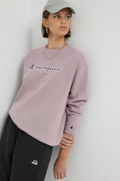 Γυναικεία Χωρίς φερμουάρ Μπλούζα Champion μοβ,