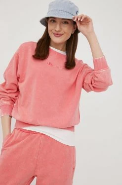 Γυναικεία Χωρίς φερμουάρ Μπλούζα Champion χρώμα: ροζ,