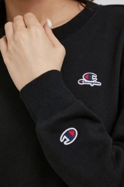 Γυναικεία Χωρίς φερμουάρ Μπλούζα Champion χρώμα: μαύρο, -Champion Εκπτώσεις unnamed file 363