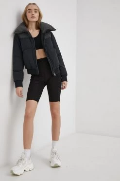 Γυναικεία Κοντά μπουφάν Μπουφάν Champion μαύρο