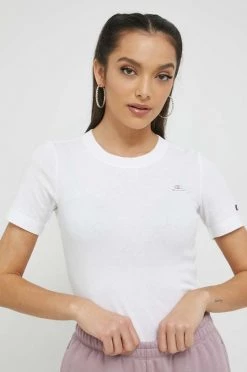Γυναικεία Κοντομάνικο Βαμβακερό μπλουζάκι Champion άσπρο