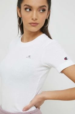 Γυναικεία Κοντομάνικο Βαμβακερό μπλουζάκι Champion άσπρο -Champion Εκπτώσεις unnamed file 412