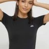 Γυναικεία Κοντομάνικο Βαμβακερό μπλουζάκι Champion μαύρο