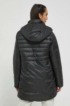 Γυναικεία Μακριά μπουφάν Μπουφάν Champion μαύρο, -Champion Εκπτώσεις unnamed file 445