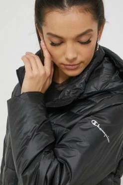 Γυναικεία Μακριά μπουφάν Μπουφάν Champion μαύρο, -Champion Εκπτώσεις unnamed file 446