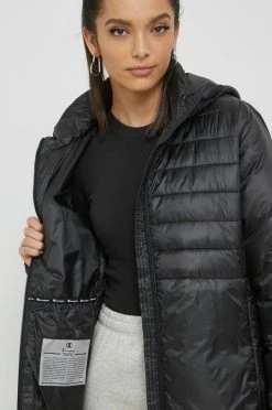 Γυναικεία Μακριά μπουφάν Μπουφάν Champion μαύρο, -Champion Εκπτώσεις unnamed file 448