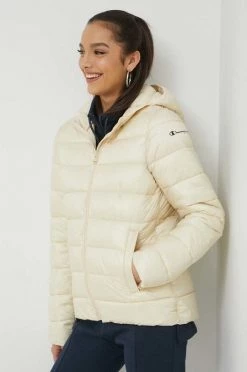 Γυναικεία Κοντά μπουφάν Μπουφάν Champion μπεζ,