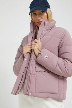 Γυναικεία Κοντά μπουφάν Μπουφάν Champion μοβ,