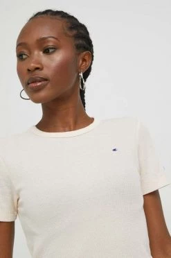 Γυναικεία Κοντομάνικο Μπλουζάκι Champion μπεζ -Champion Εκπτώσεις unnamed file 490