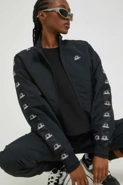 Γυναικεία Κοντά μπουφάν Μπουφάν Champion μαύρο,