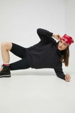 Γυναικεία Χωρίς φερμουάρ Μπλούζα Champion μαύρο,