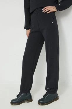 Γυναικεία Παντελόνια φόρμας Παντελόνι φόρμας Champion μαύρο