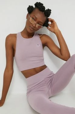 Γυναικεία Αμάνικος Top Champion μοβ