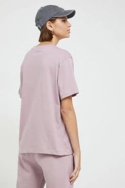 Γυναικεία Κοντομάνικο Βαμβακερό μπλουζάκι Champion μοβ -Champion Εκπτώσεις unnamed file 638