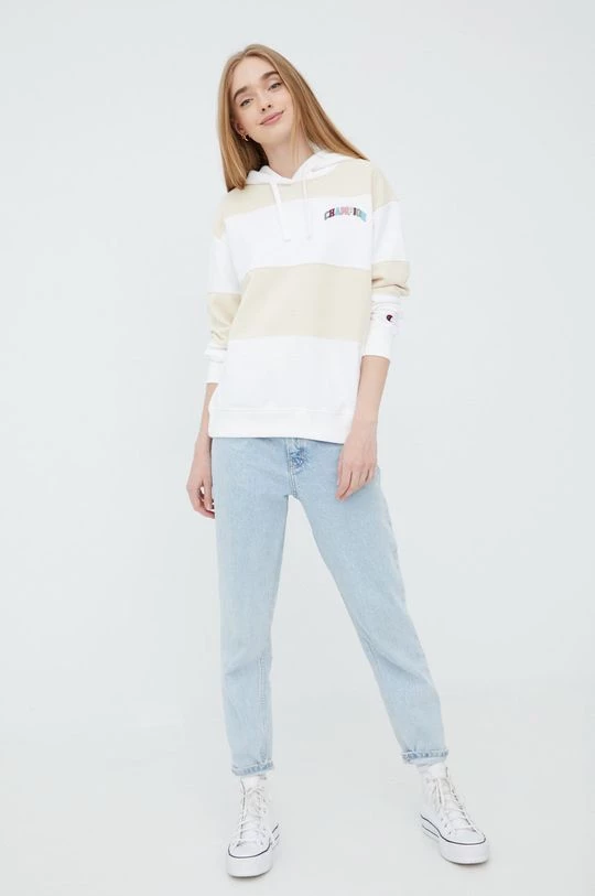 Γυναικεία Χωρίς φερμουάρ Μπλούζα Champion άσπρο, 2 Γυναικεία Χωρίς φερμουάρ Μπλούζα Champion άσπρο, - Image 2