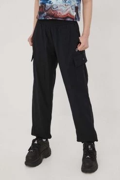 Γυναικεία Παντελόνια φόρμας Βαμβακερό παντελόνι Champion μαύρο