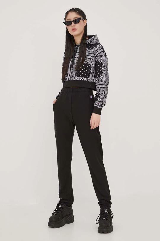 Γυναικεία Χωρίς φερμουάρ Μπλούζα Champion χρώμα: μαύρο, 2 Γυναικεία Χωρίς φερμουάρ Μπλούζα Champion χρώμα: μαύρο, - Image 2