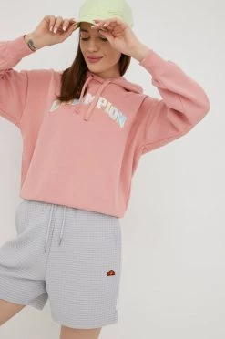 Γυναικεία Χωρίς φερμουάρ Μπλούζα Champion χρώμα: ροζ,