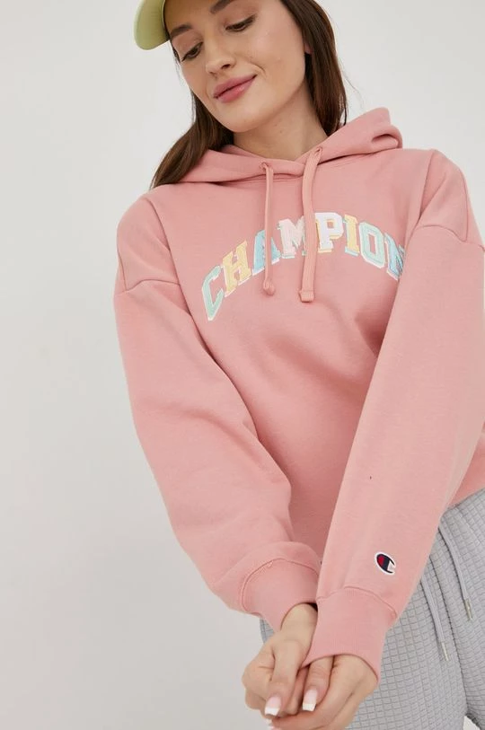 Γυναικεία Χωρίς φερμουάρ Μπλούζα Champion χρώμα: ροζ, 4 Γυναικεία Χωρίς φερμουάρ Μπλούζα Champion χρώμα: ροζ, - Image 4