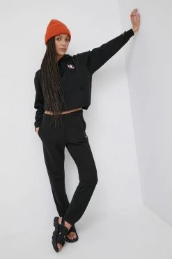 Γυναικεία Παντελόνια φόρμας Παντελόνι φόρμας Champion χρώμα: μαύρο