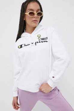 Γυναικεία Χωρίς φερμουάρ Μπλούζα Champion Champion X Smiley χρώμα: άσπρο,