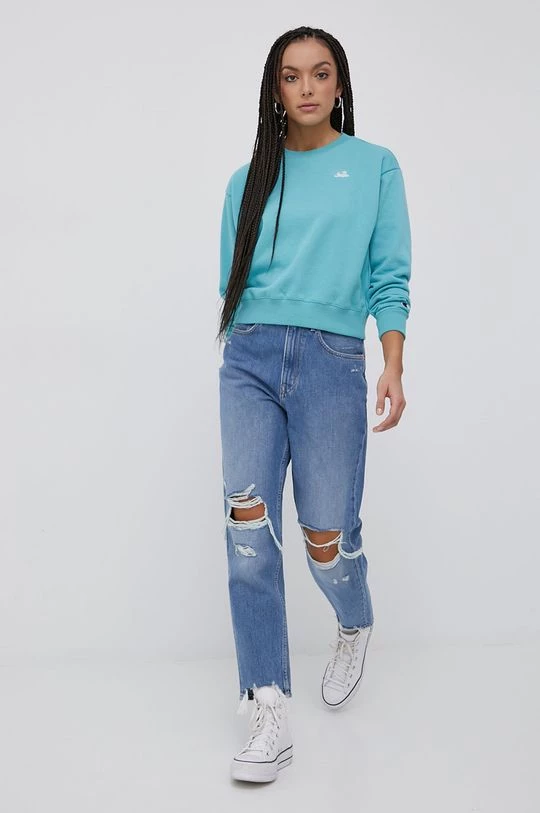 Γυναικεία Χωρίς φερμουάρ Μπλούζα Champion χρώμα: τιρκουάζ, 2 Γυναικεία Χωρίς φερμουάρ Μπλούζα Champion χρώμα: τιρκουάζ, - Image 2