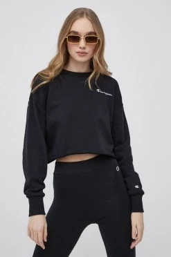 Γυναικεία Χωρίς φερμουάρ Μπλούζα Champion χρώμα: μαύρο,