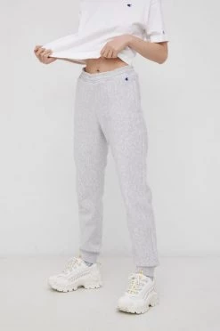 Γυναικεία Παντελόνια φόρμας Παντελόνι Champion χρώμα: γκρι