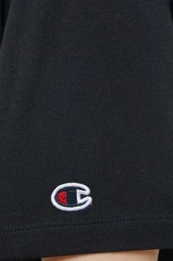 Γυναικεία Κοντομάνικο Βαμβακερό μπλουζάκι Champion μαύρο -Champion Εκπτώσεις unnamed file 935