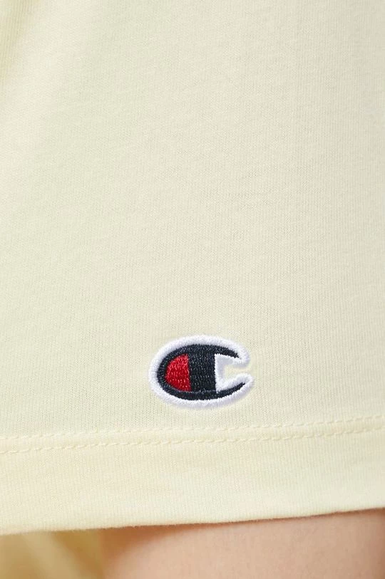 Γυναικεία Κοντομάνικο Βαμβακερό μπλουζάκι Champion κίτρινο 5 Γυναικεία Κοντομάνικο Βαμβακερό μπλουζάκι Champion κίτρινο - Image 5