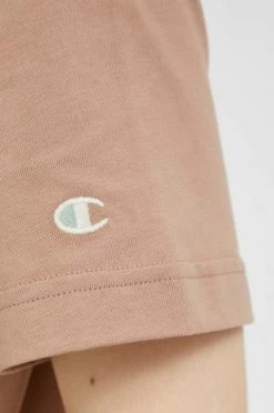 Γυναικεία Κοντομάνικο Βαμβακερό μπλουζάκι Champion καφέ -Champion Εκπτώσεις unnamed file 946