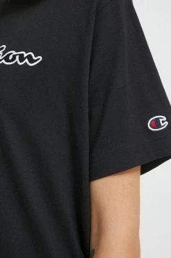Γυναικεία Κοντομάνικο Βαμβακερό μπλουζάκι Champion μαύρο 11 Γυναικεία Κοντομάνικο Βαμβακερό μπλουζάκι Champion μαύρο -Champion Εκπτώσεις unnamed file 987